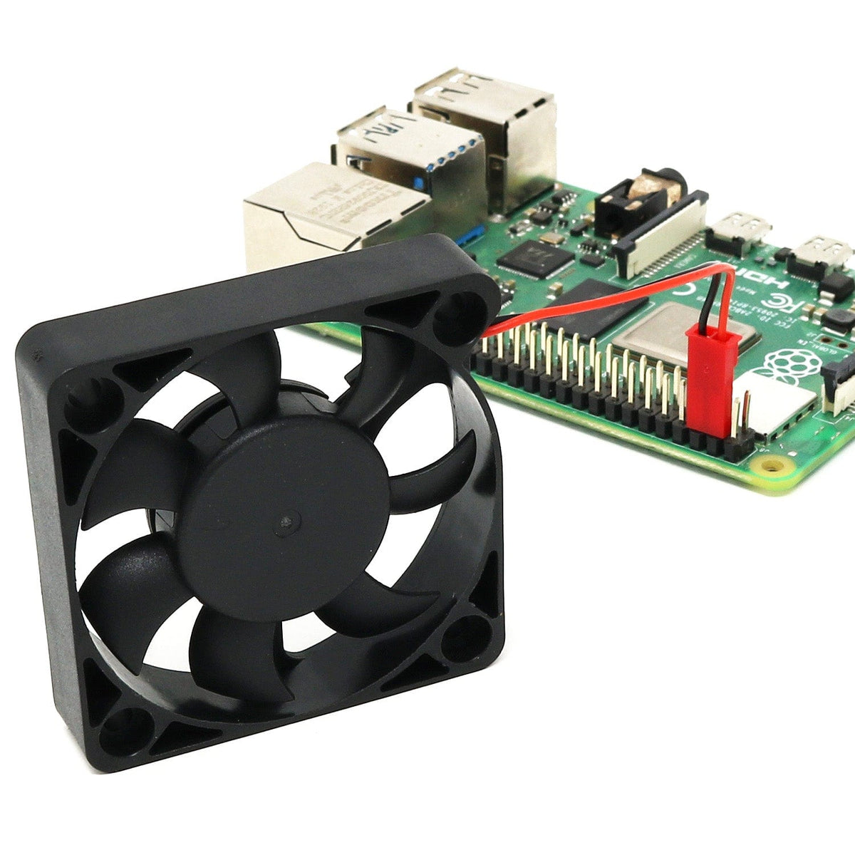 Fan For Raspi 50mm 5V fan for Raspberry Pi | The Pi Hut