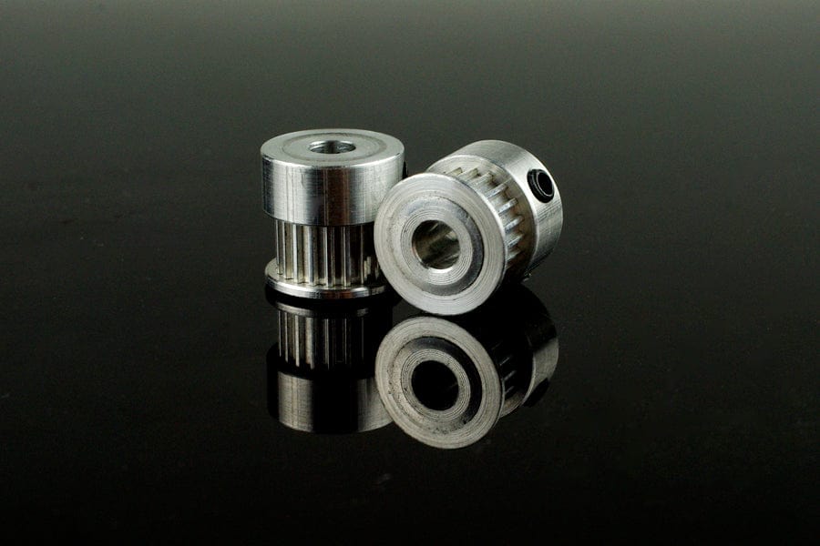 5mm Aluminum Timing Pulley For 3D Printer (2 PCS) - The Pi Hut