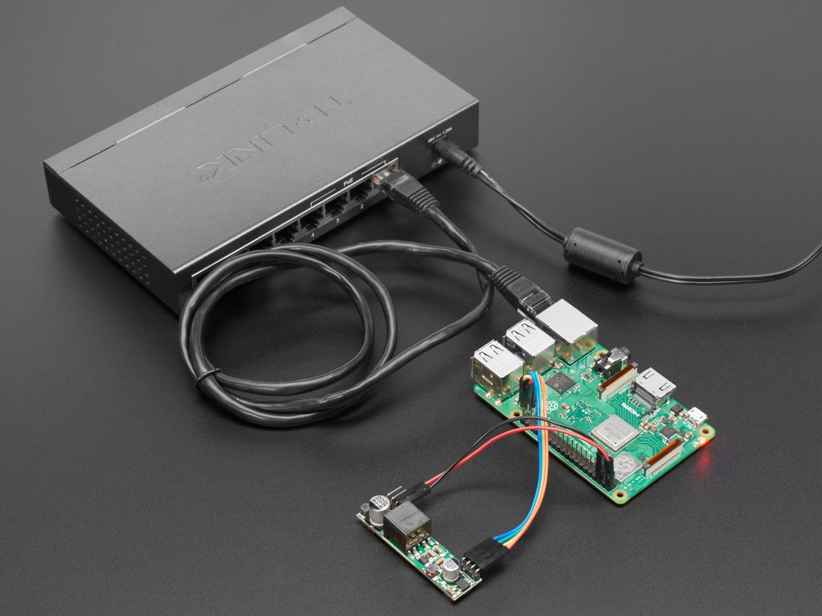 5V 1.8A Isolated Output PoE Module Works with Raspberry Pi 3 B+ - The Pi Hut