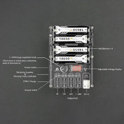 6-Way Adjustable DC Regulated Power Supply for 18650 Batteries - The Pi Hut