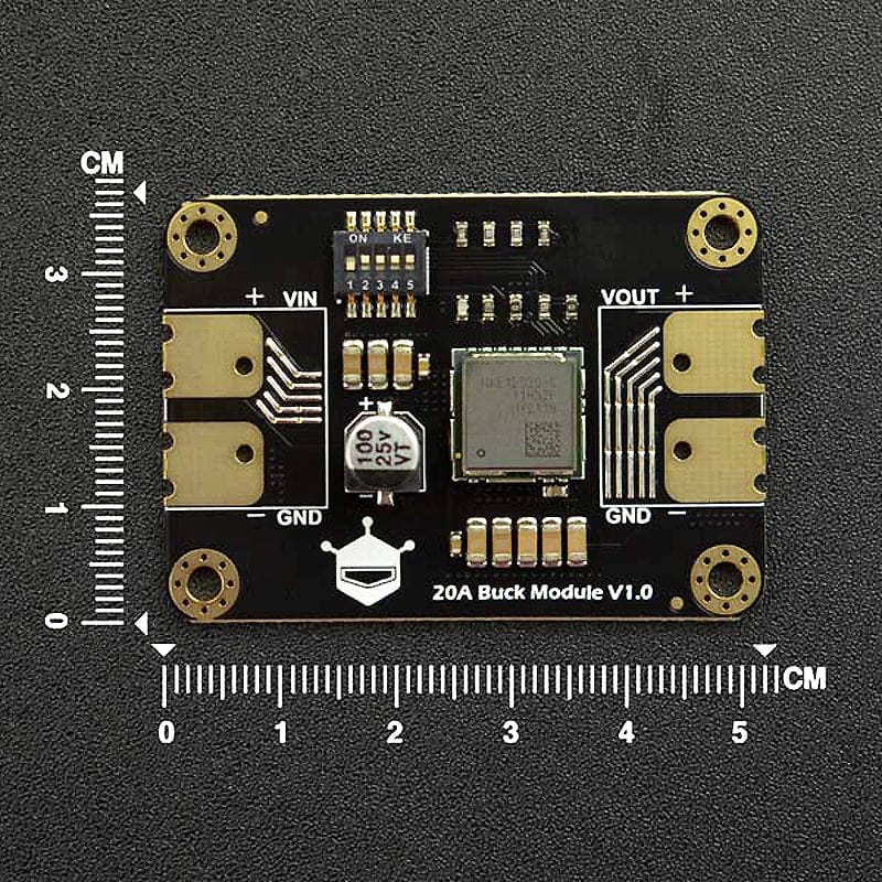 60W Adjustable DC-DC Buck Converter Module - The Pi Hut