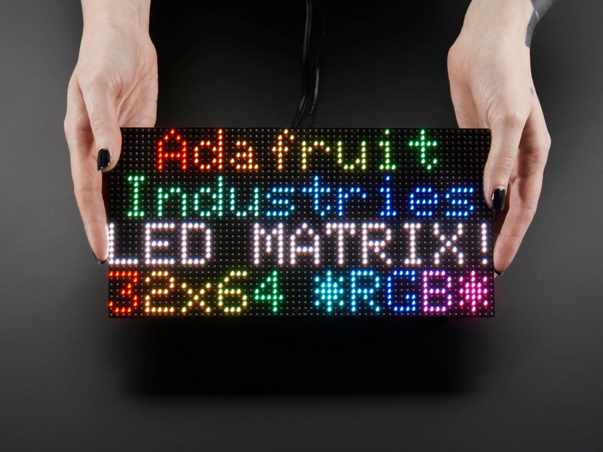 64x32 RGB LED Matrix - 4mm pitch - The Pi Hut