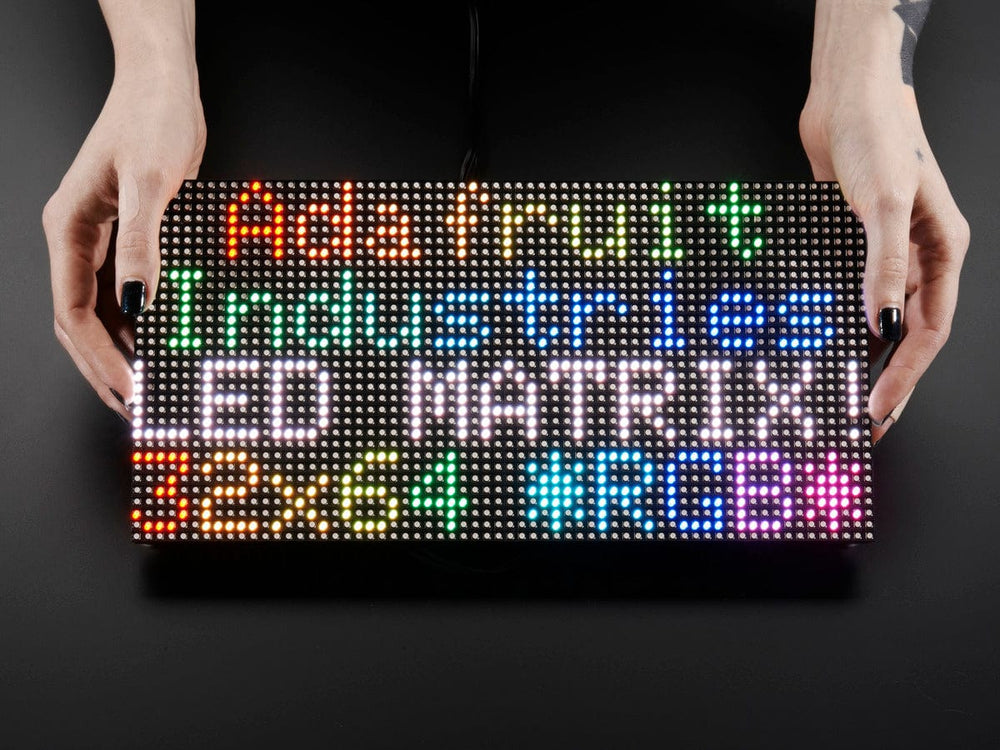 64x32 RGB LED Matrix - 5mm pitch - The Pi Hut