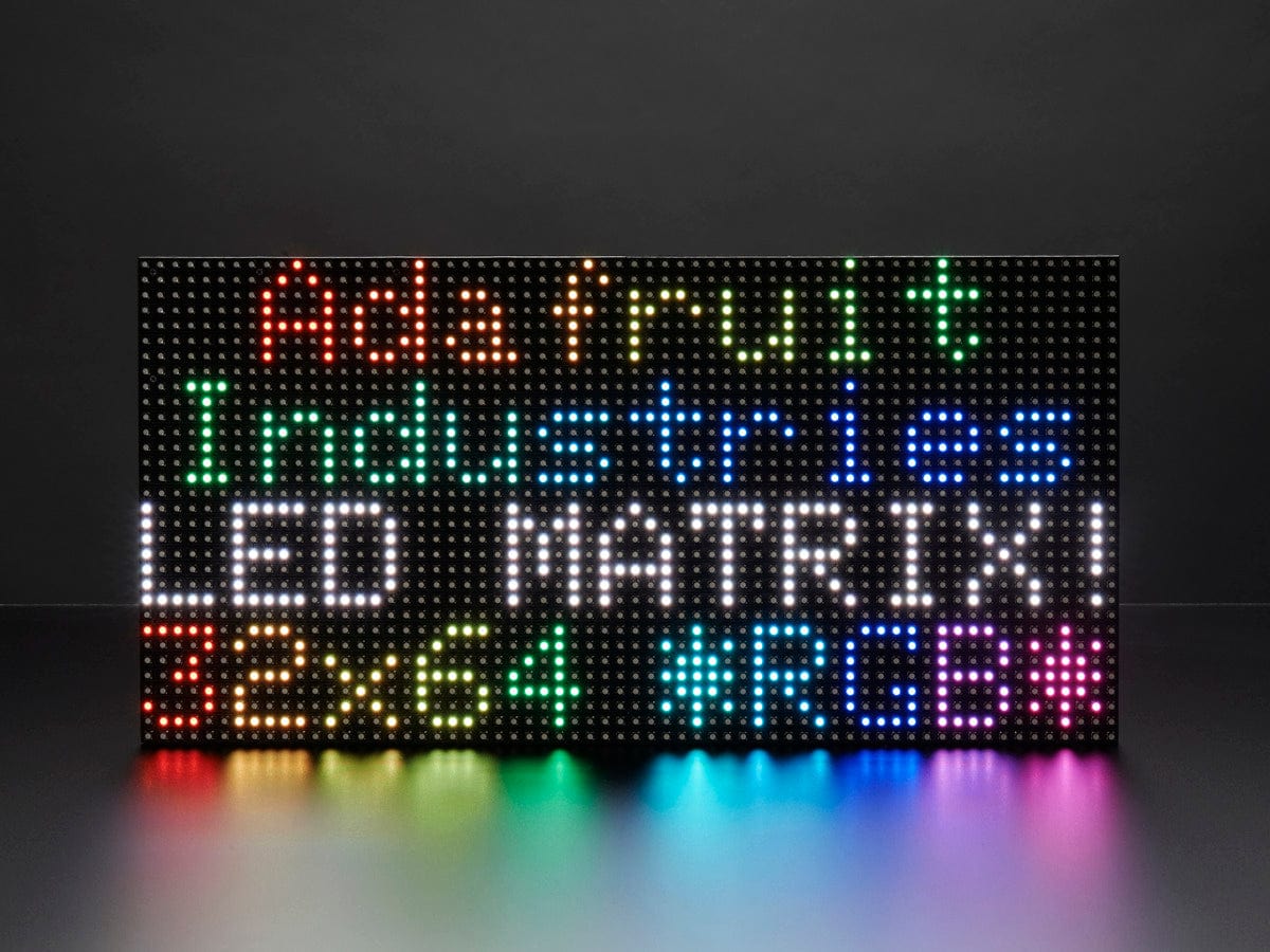 64x32 RGB LED Matrix - 6mm pitch - The Pi Hut