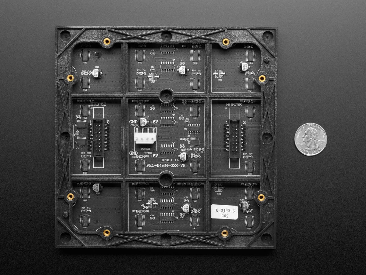 64x64 RGB LED Matrix - 2.5mm Pitch - The Pi Hut