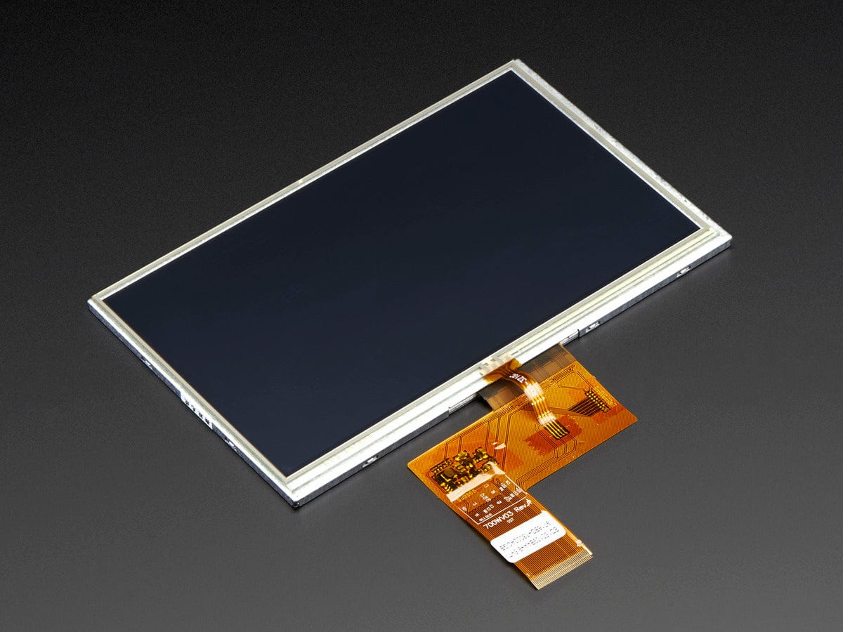 7.0" 40-pin TFT Display - 800x480 with Touchscreen - The Pi Hut