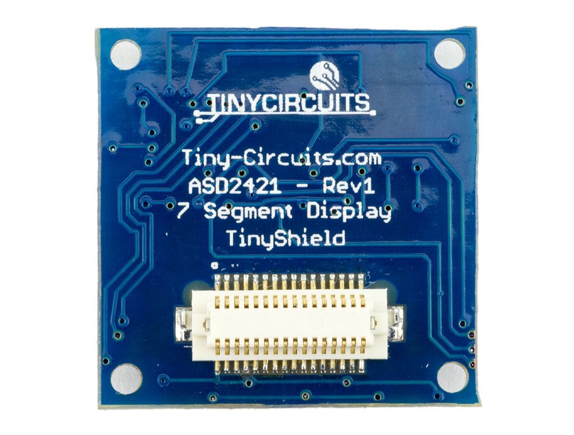 TinyShield 7 Segment Display - Red - The Pi Hut