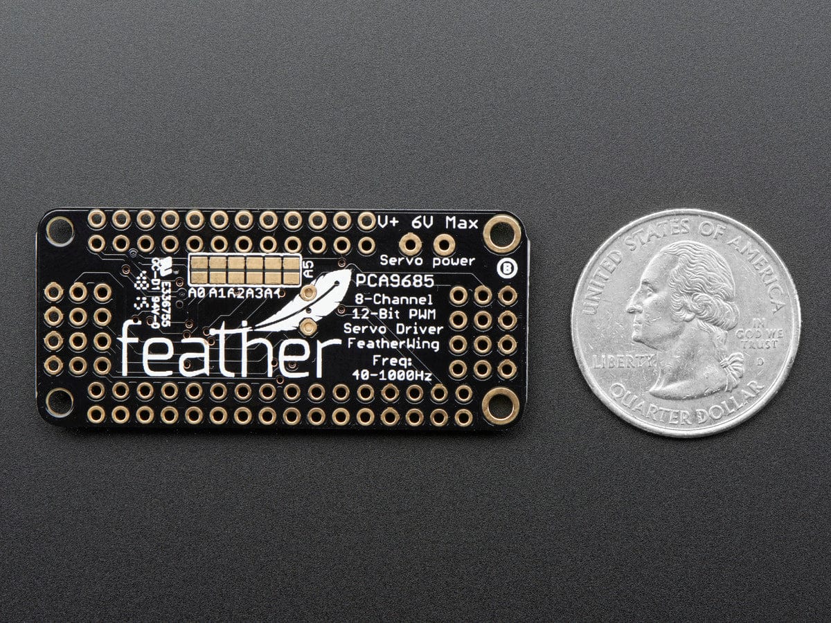 8-Channel PWM or Servo FeatherWing Add-on For All Feather Boards - The Pi Hut