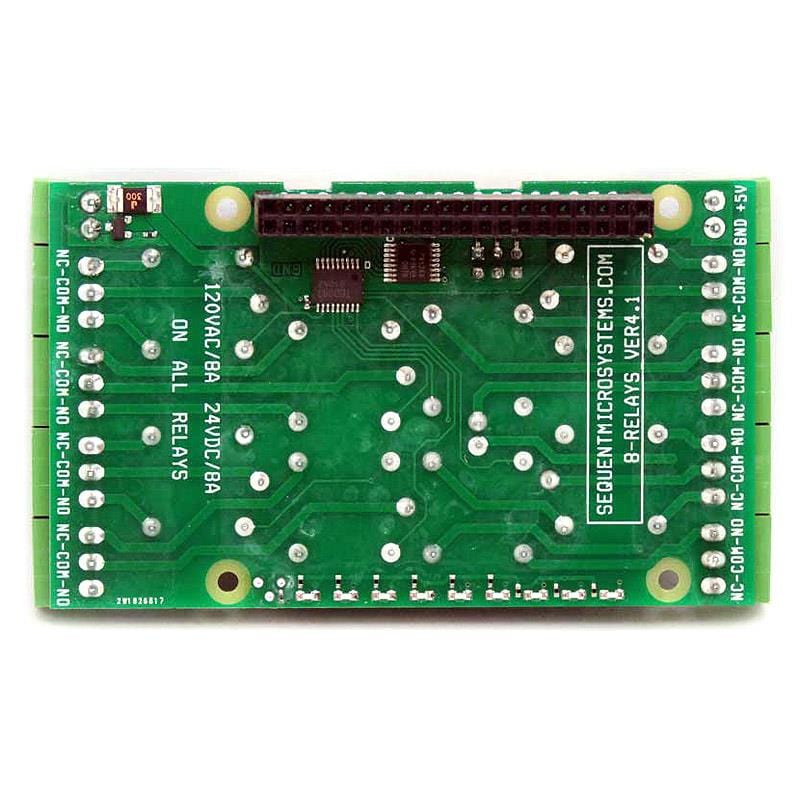 8 Relay Card V2 for Raspberry Pi - The Pi Hut