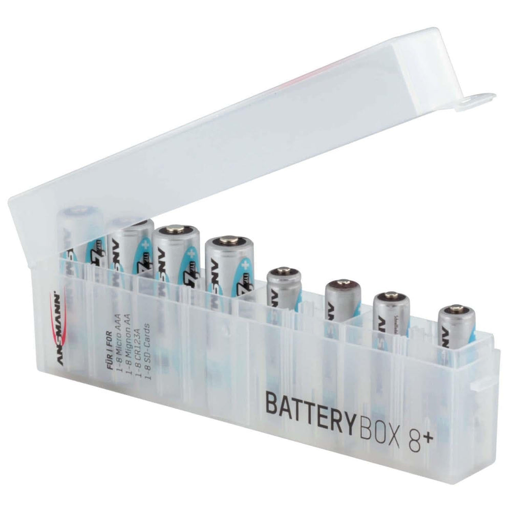 8-Slot Storage Box for AA/AAA Batteries The Pi Hut