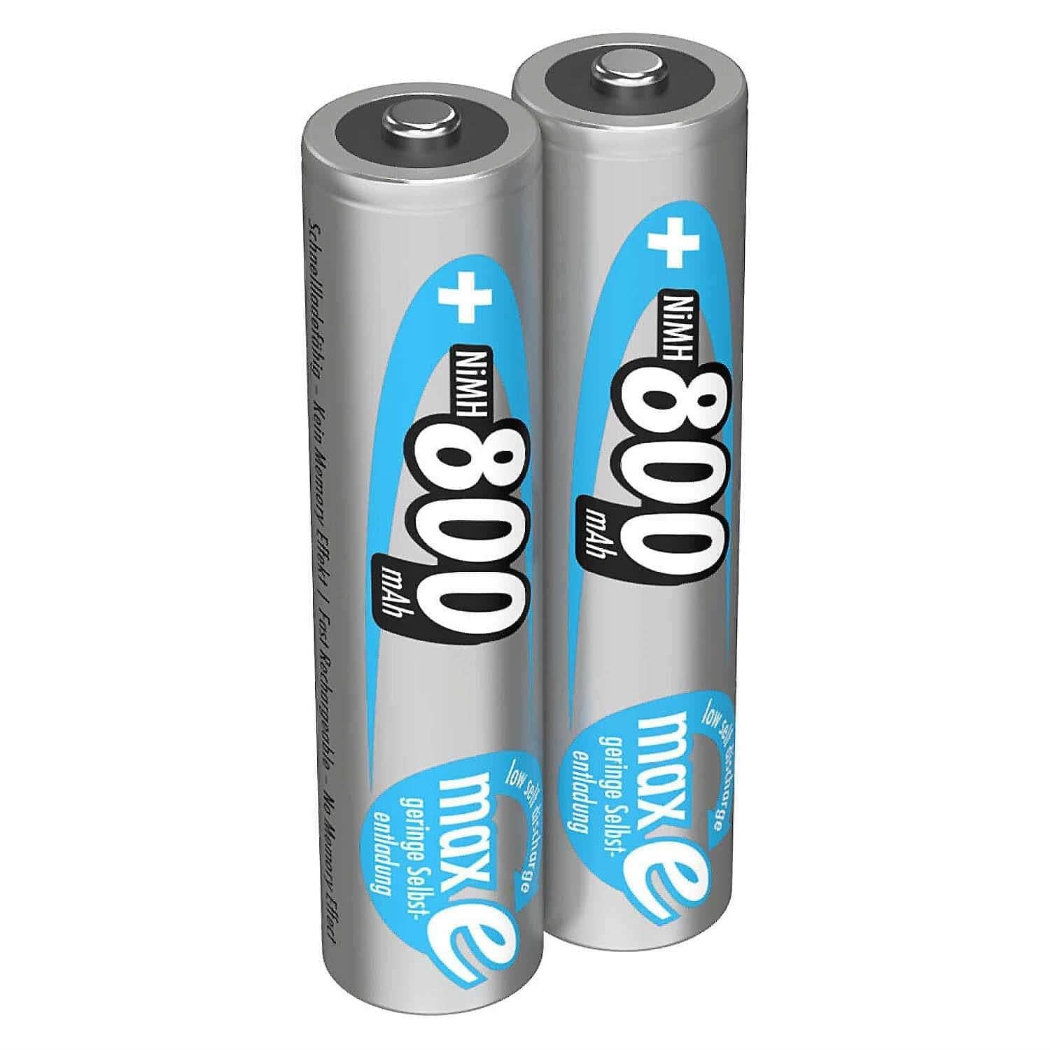 800mAh NiMH Rechargeable AAA Batteries (2-Pack) - The Pi Hut