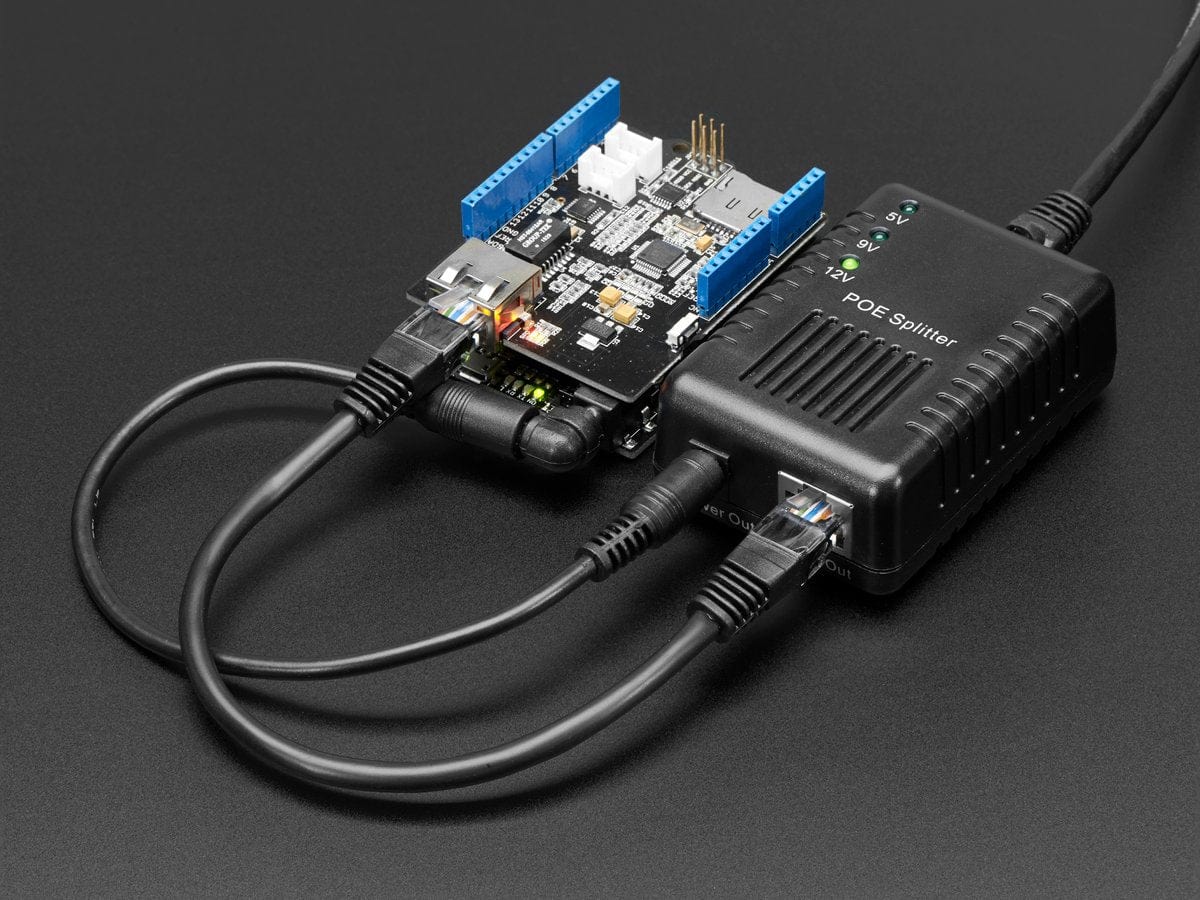 802.3af PoE Output Data & Power Splitter - 5/9/12V - The Pi Hut