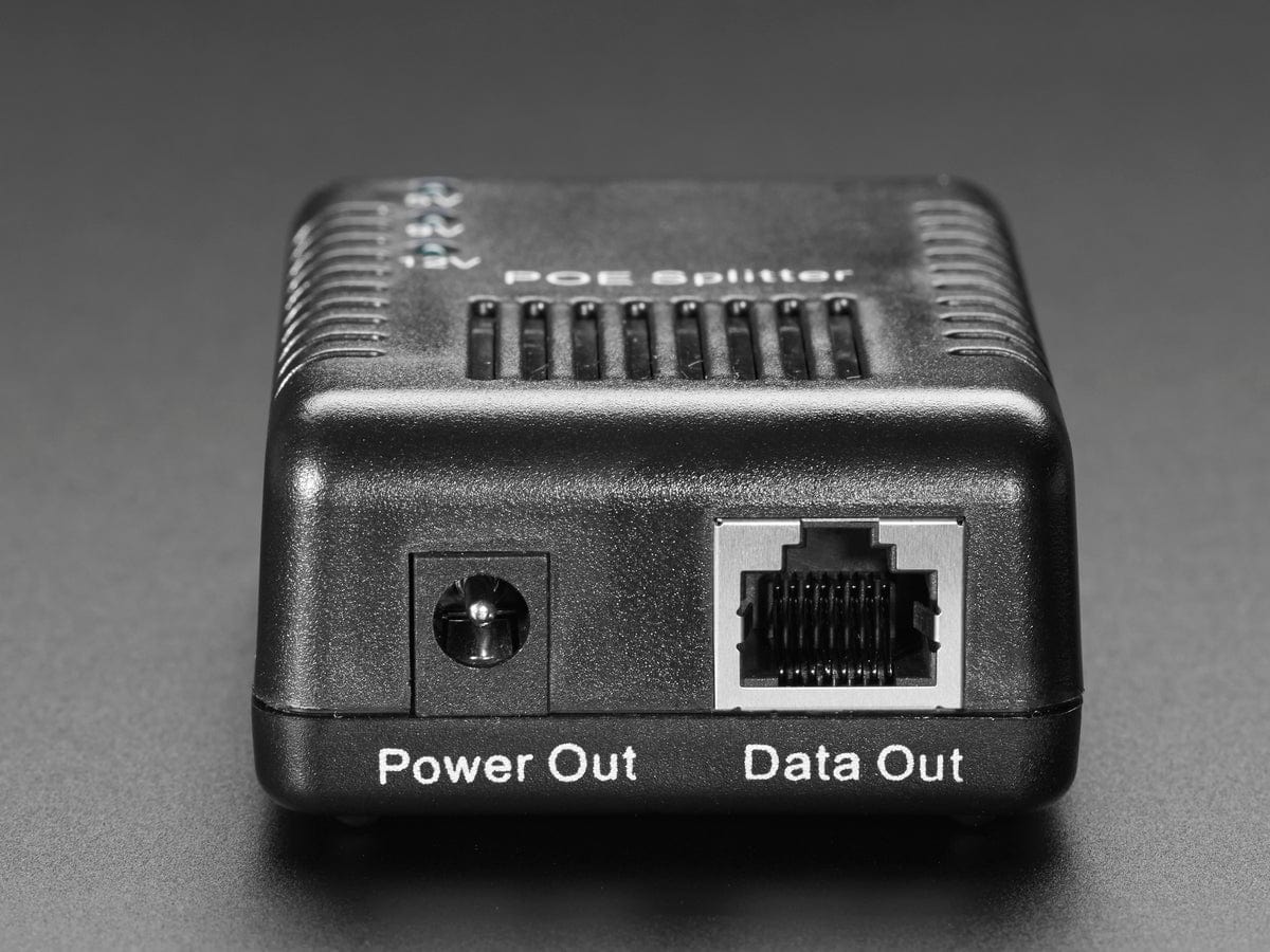 802.3af PoE Output Data & Power Splitter - 5/9/12V - The Pi Hut