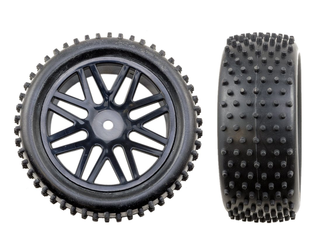 Wheel Pair in Black (87mm x 35mm) - The Pi Hut