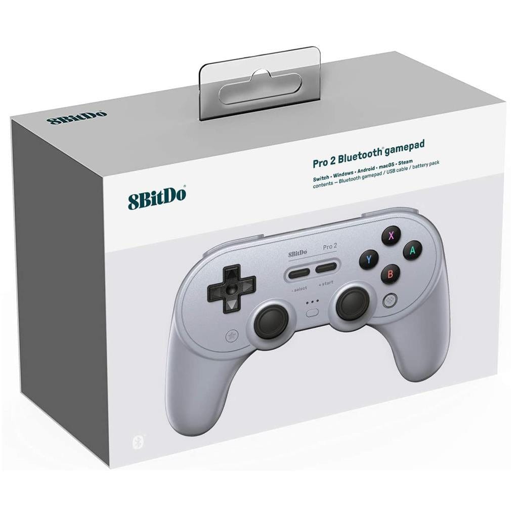 8BitDo Pro 2 Bluetooth Controller - Grey Edition - The Pi Hut