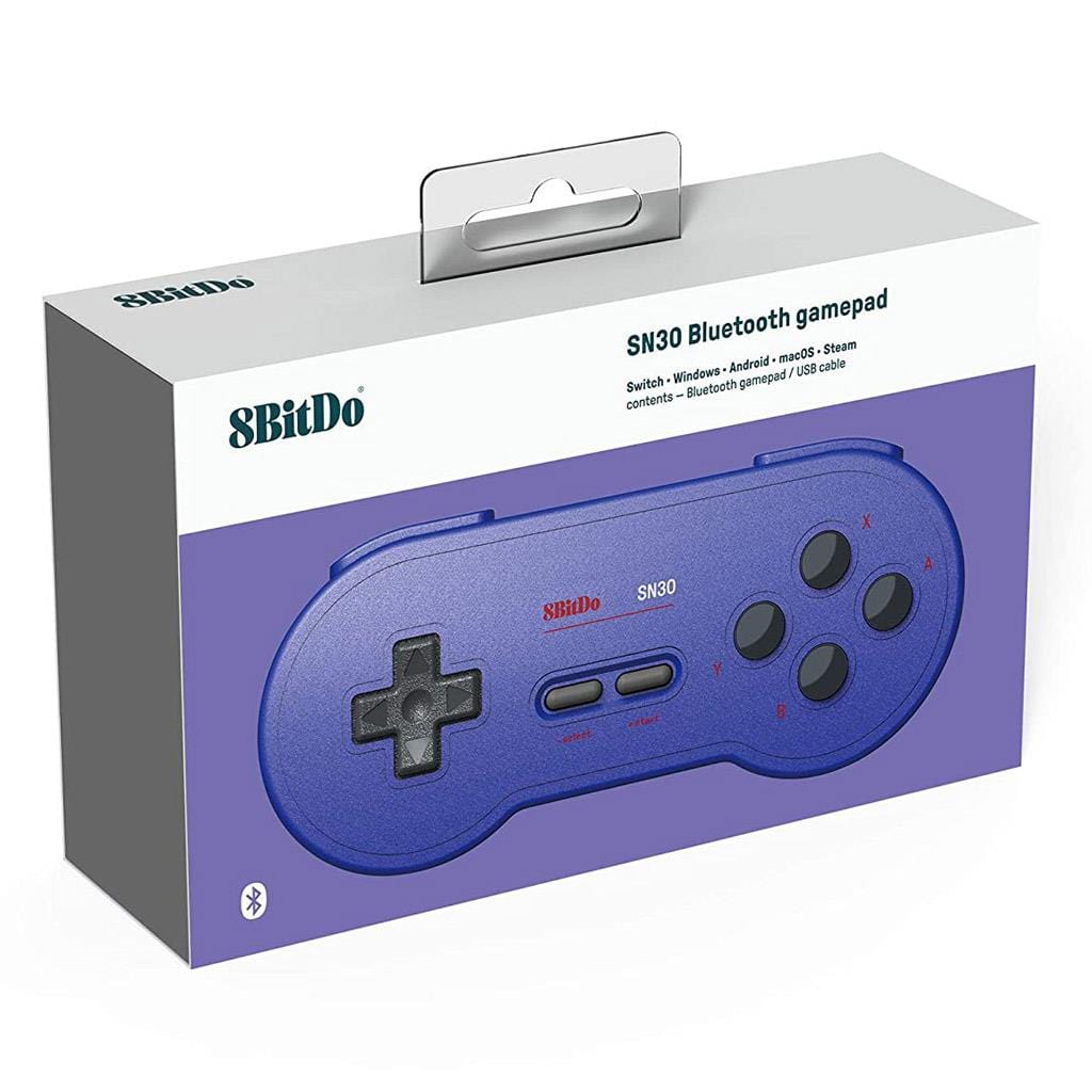 8BitDo SN30 Bluetooth Gamepad – GP Blue Edition - The Pi Hut