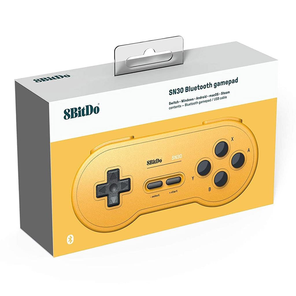 8BitDo SN30 Bluetooth Gamepad – GP Yellow Edition - The Pi Hut