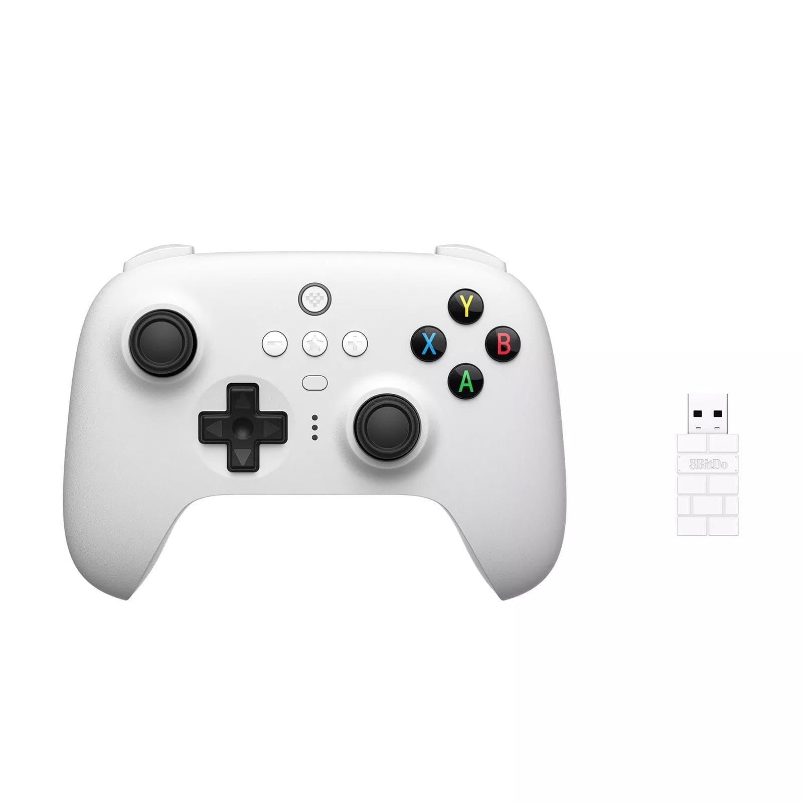 8BitDo Ultimate 2.4G Controller with Charging Dock - White - The Pi Hut