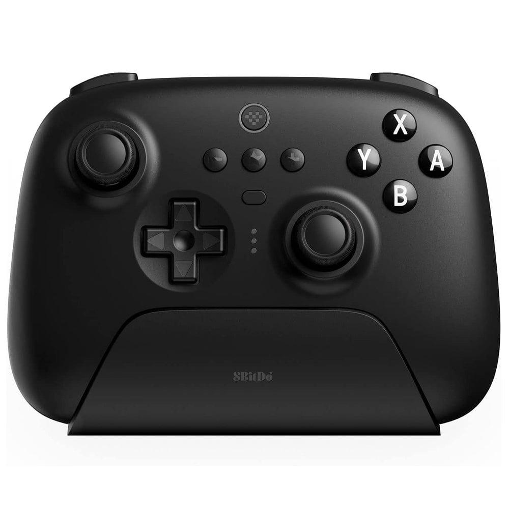 8BitDo Ultimate Bluetooth & 2.4G Controller with Charging Dock - Black - The Pi Hut