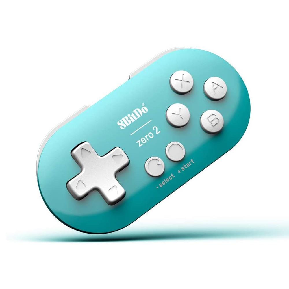 8BitDo Zero 2 Bluetooth Gamepad - Turquoise Edition - The Pi Hut