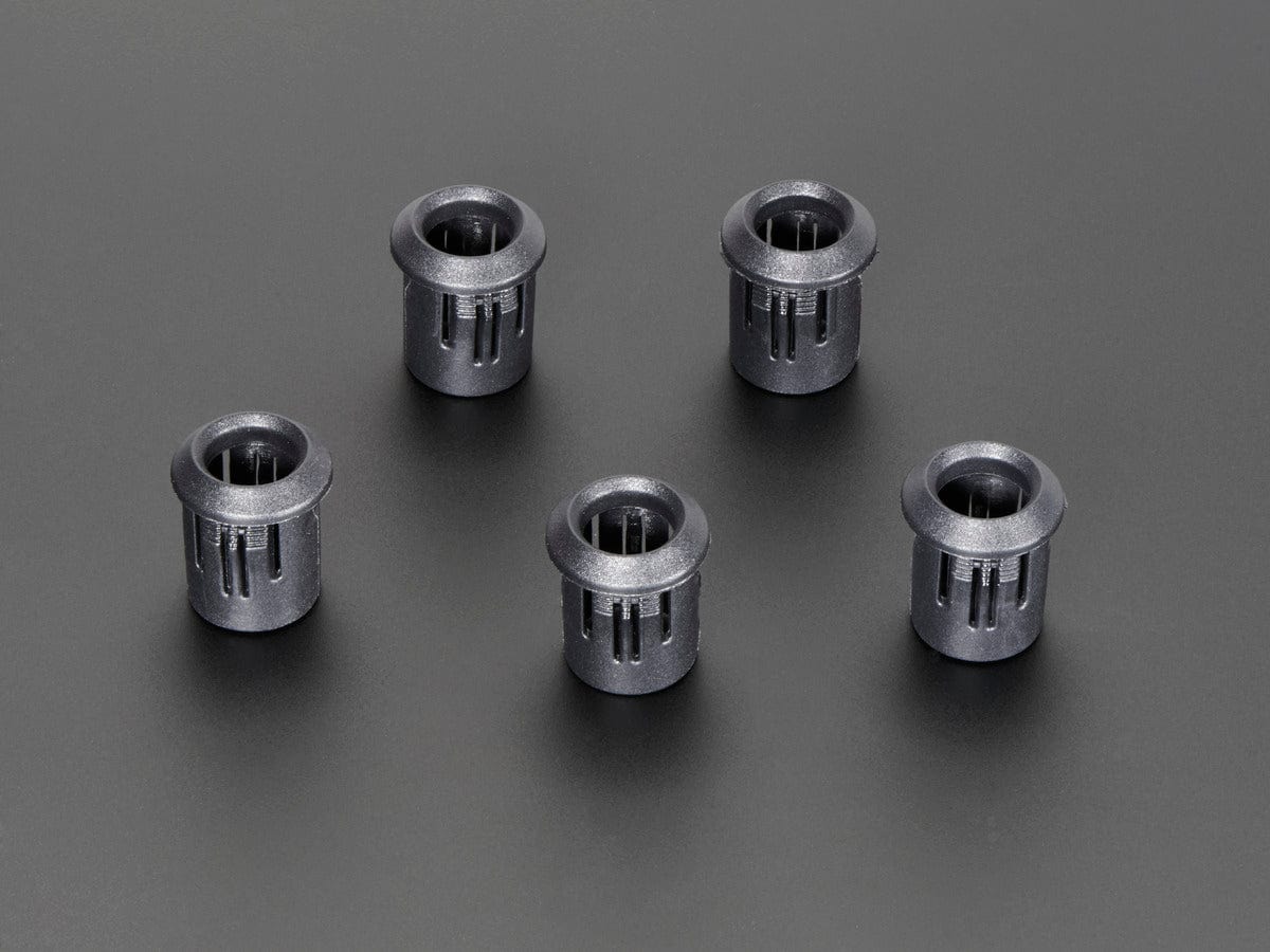 8mm Plastic Bevel LED Holder - Pack of 5 - The Pi Hut