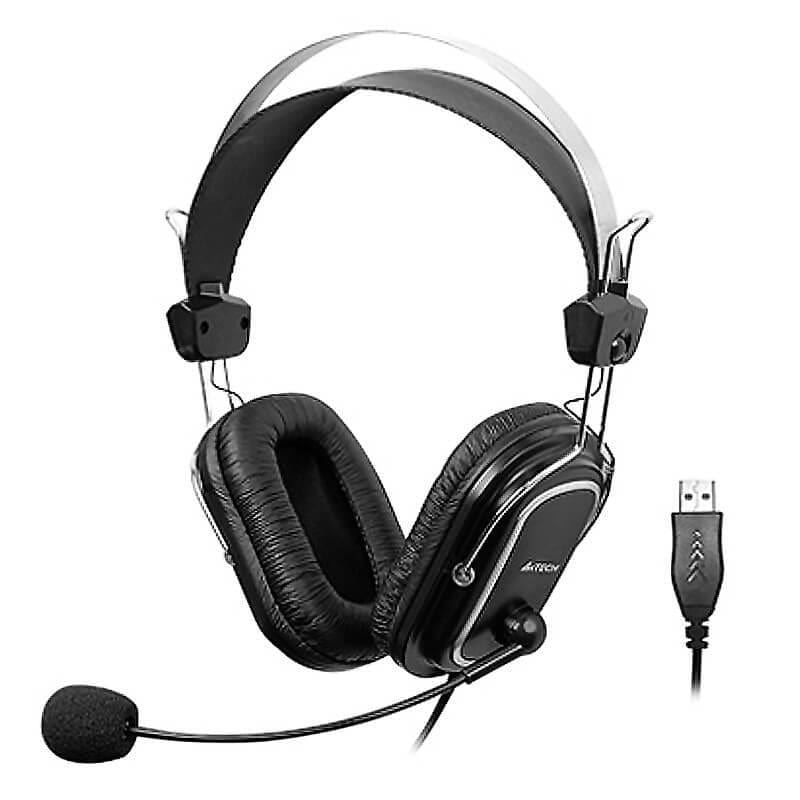 A4Tech Comfort Fit Stereo USB Headset (HU-50) - The Pi Hut