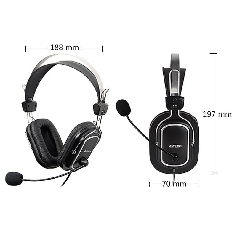 A4Tech Comfort Fit Stereo USB Headset (HU-50) - The Pi Hut