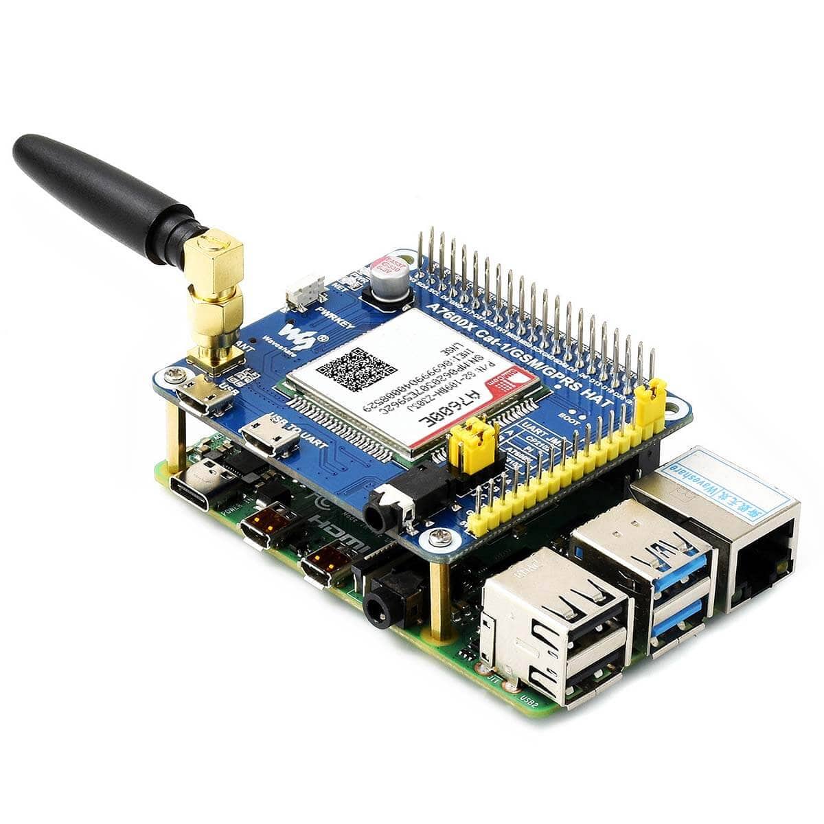 A7600E LTE Cat-1 HAT for Raspberry Pi - The Pi Hut