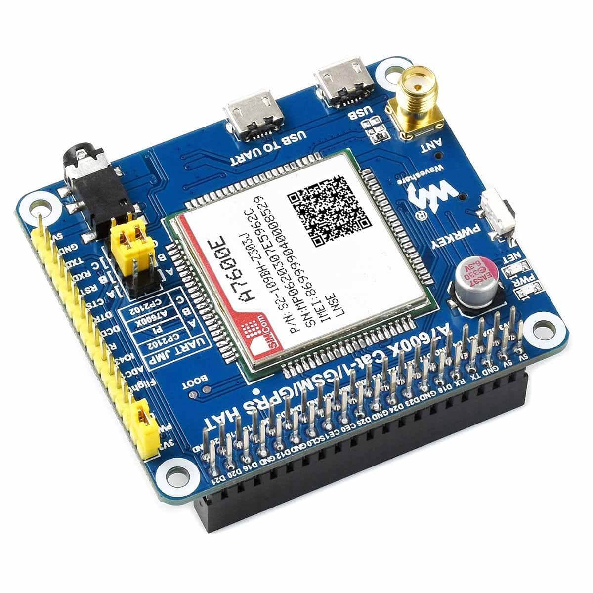 A7600E LTE Cat-1 HAT for Raspberry Pi - The Pi Hut