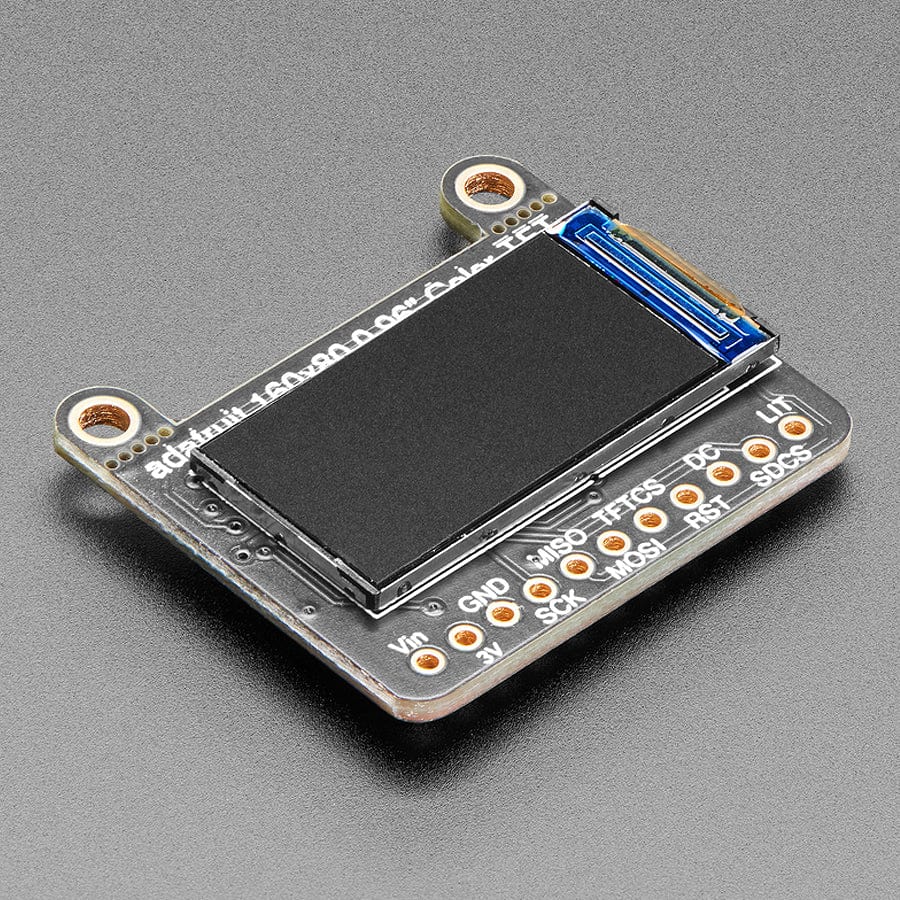Adafruit 0.96" 160x80 Color TFT Display w/ MicroSD Card Breakout (ST7735) - The Pi Hut