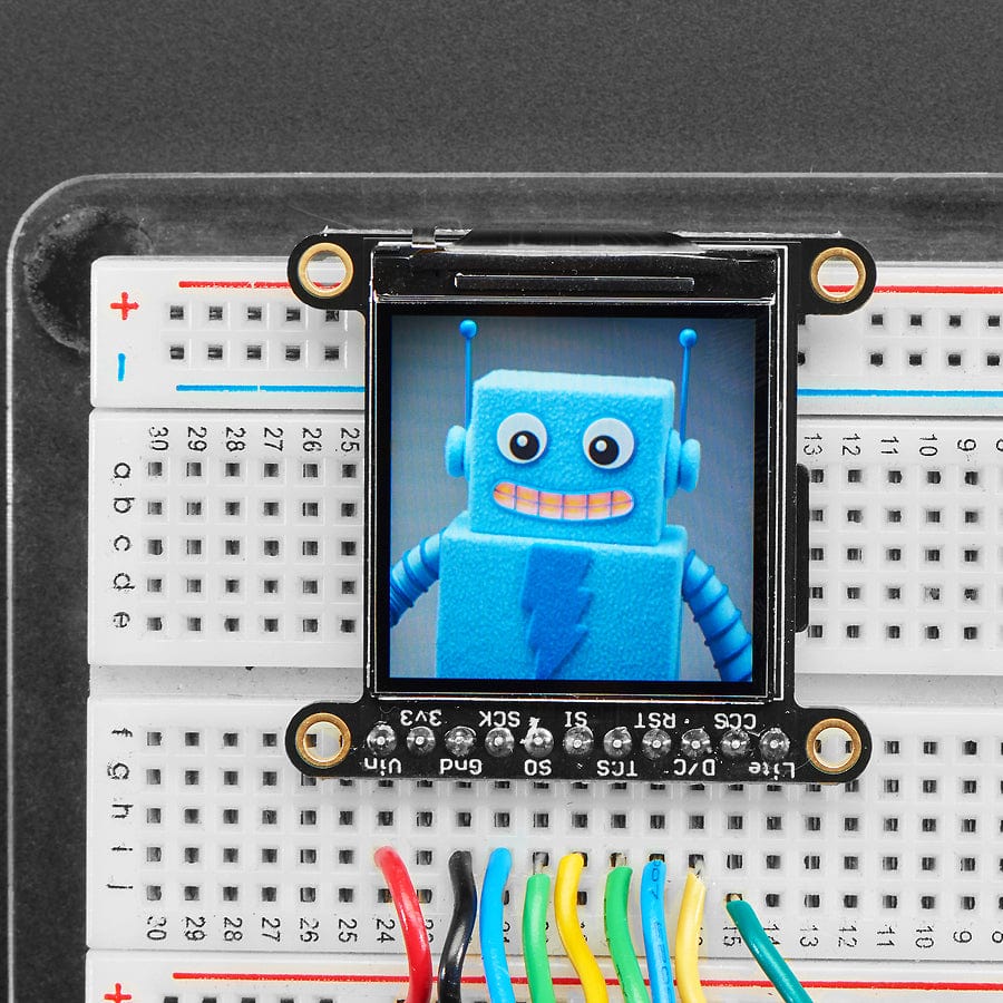 Adafruit 1.3" 240x240 Wide Angle TFT LCD Display with MicroSD (ST7789) with EYESPI connector - The Pi Hut