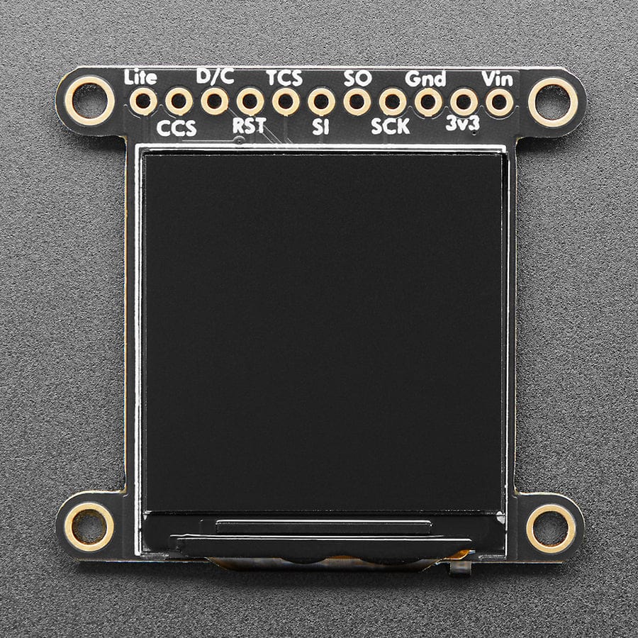 Adafruit 1.3" 240x240 Wide Angle TFT LCD Display with MicroSD (ST7789) with EYESPI connector - The Pi Hut