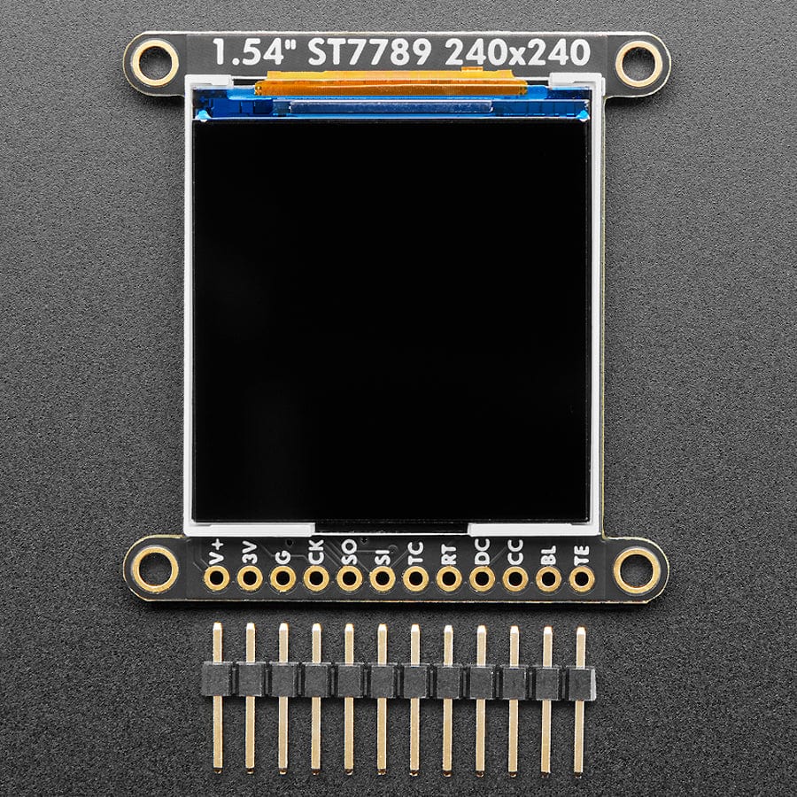 Adafruit 1.54" 240x240 Wide Angle TFT LCD Display with MicroSD - ST7789 with EYESPI Connector - The Pi Hut