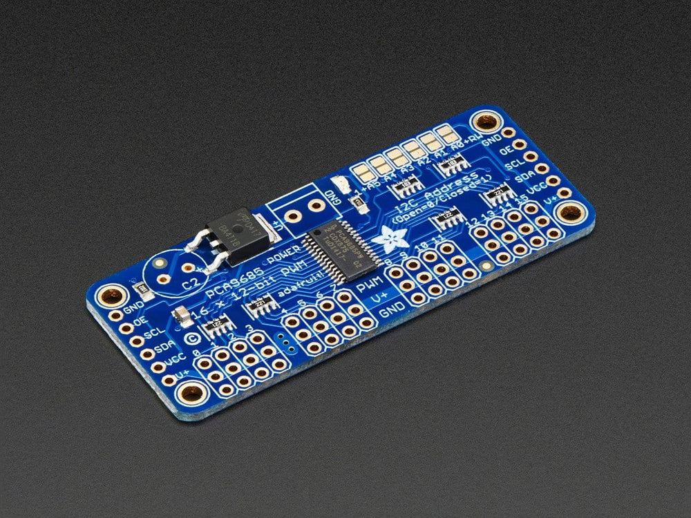 thumbnail image 2 of CJMCU-PCA9685 16-Channel 12-Bit PWM Servo Control Module I2C For Arduino 2 of 6