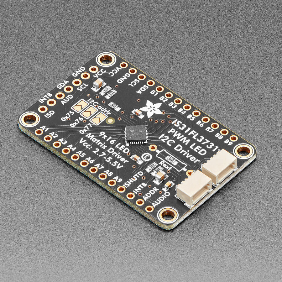 Adafruit 16x9 Charlieplexed PWM LED Matrix Driver - IS31FL3731 - STEMMA QT / Qwiic - The Pi Hut