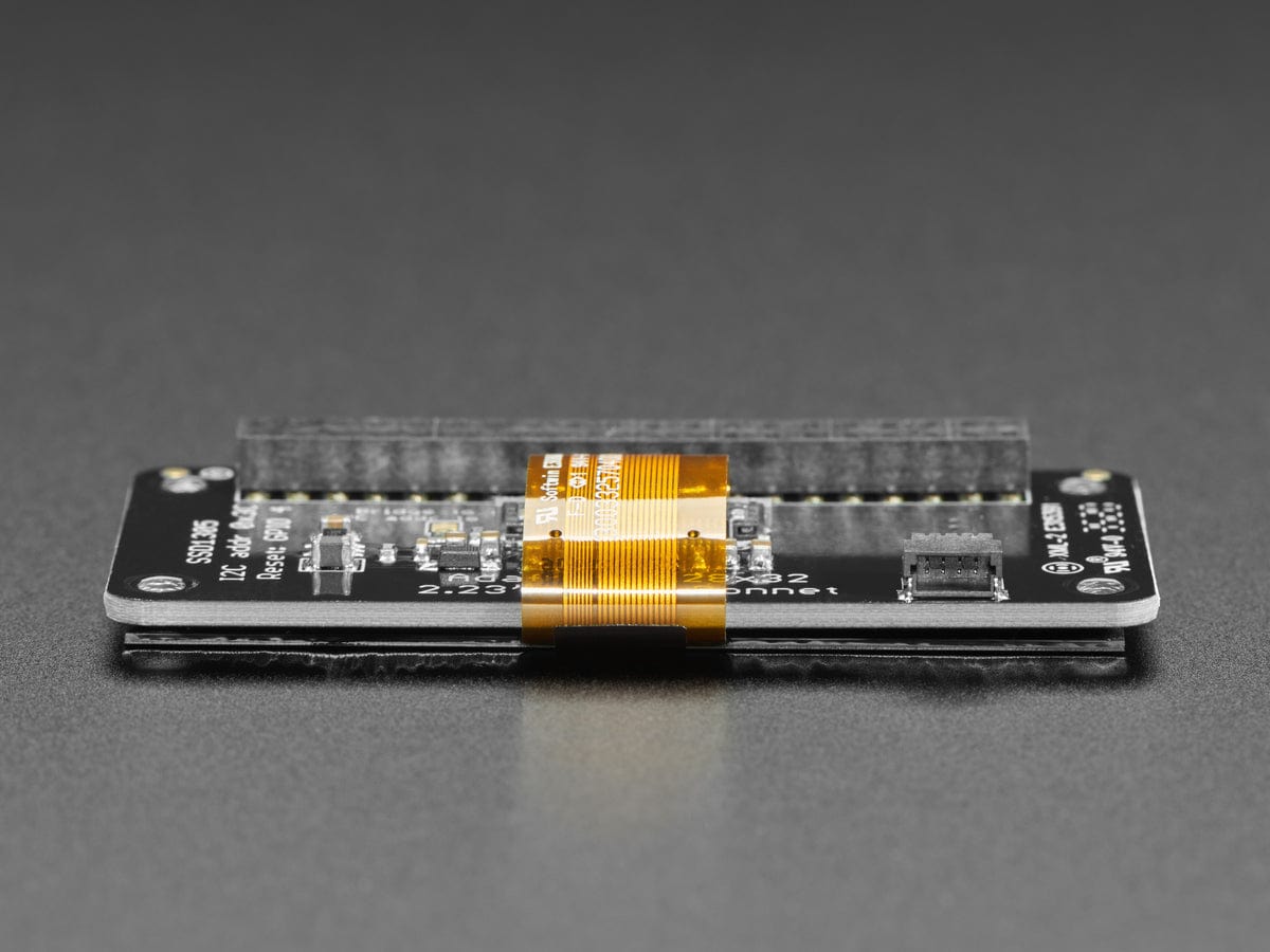 Adafruit 2.23" Monochrome OLED Bonnet for Raspberry Pi - The Pi Hut