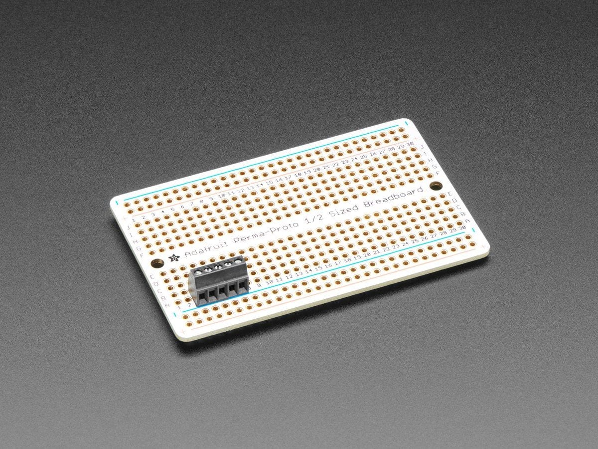 Adafruit 2.54mm/0.1" Pitch Terminal Block - 5-pin [ADA2139] - The Pi Hut