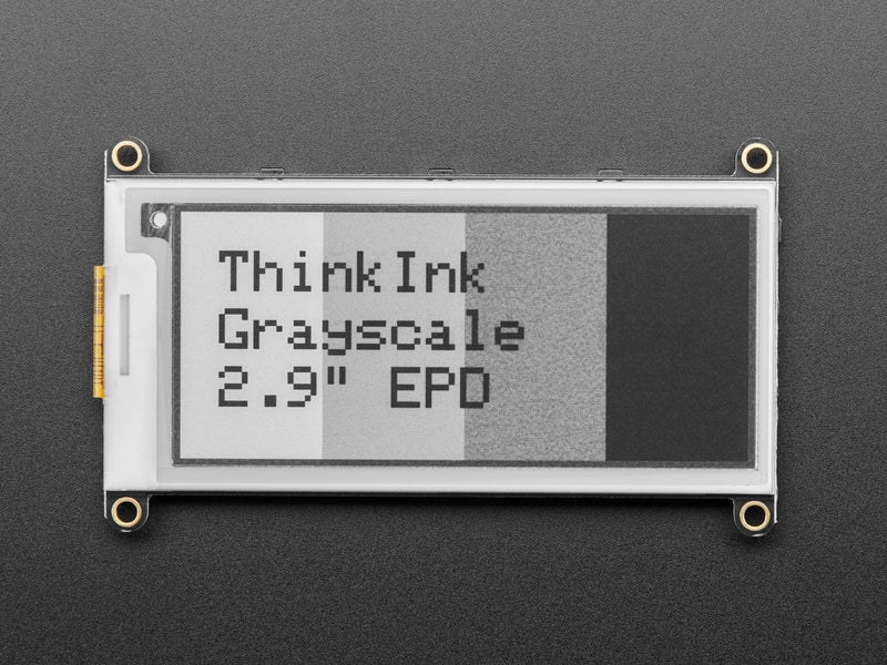 Adafruit 2.9" Grayscale eInk / ePaper Display FeatherWing - The Pi Hut
