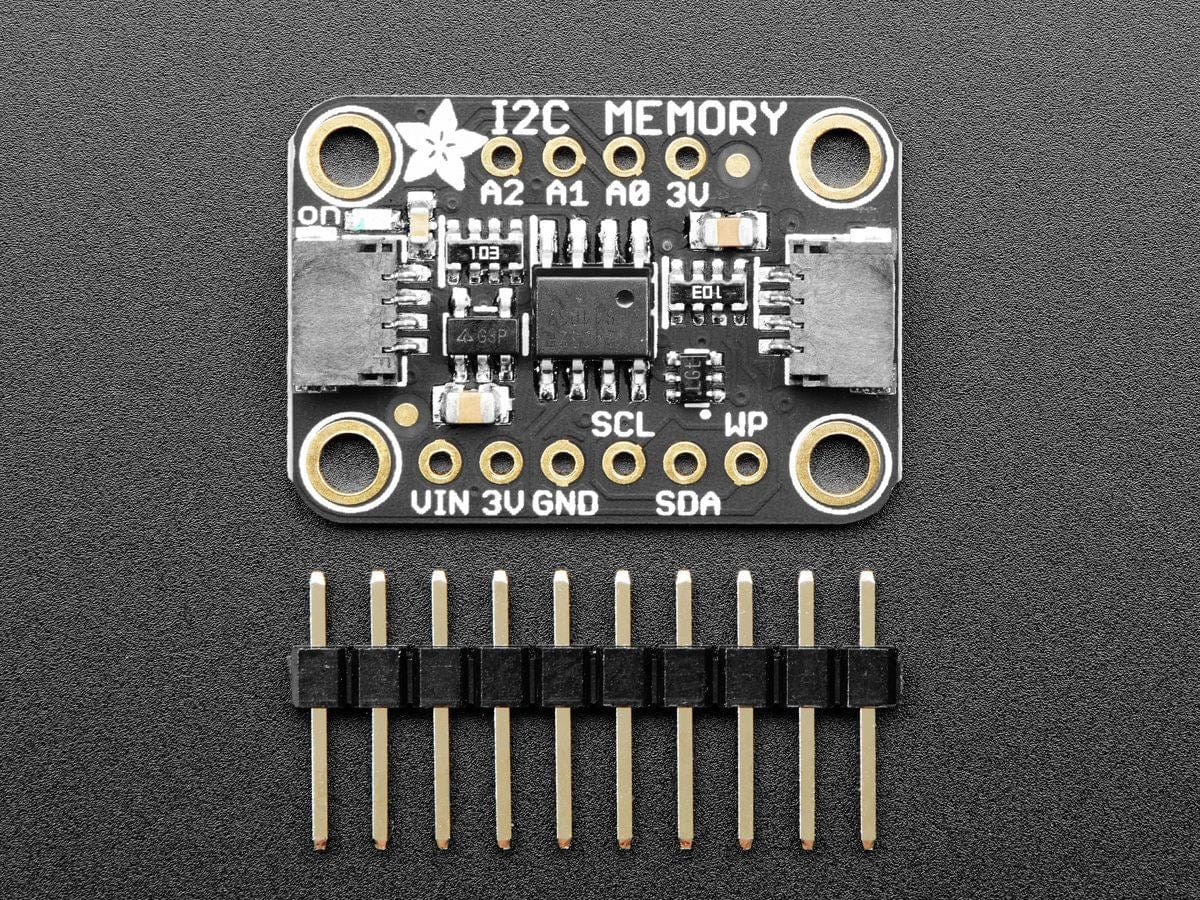 Adafruit 24LC32 I2C EEPROM Breakout -  32Kbit / 4 KB - Stemma QT - The Pi Hut