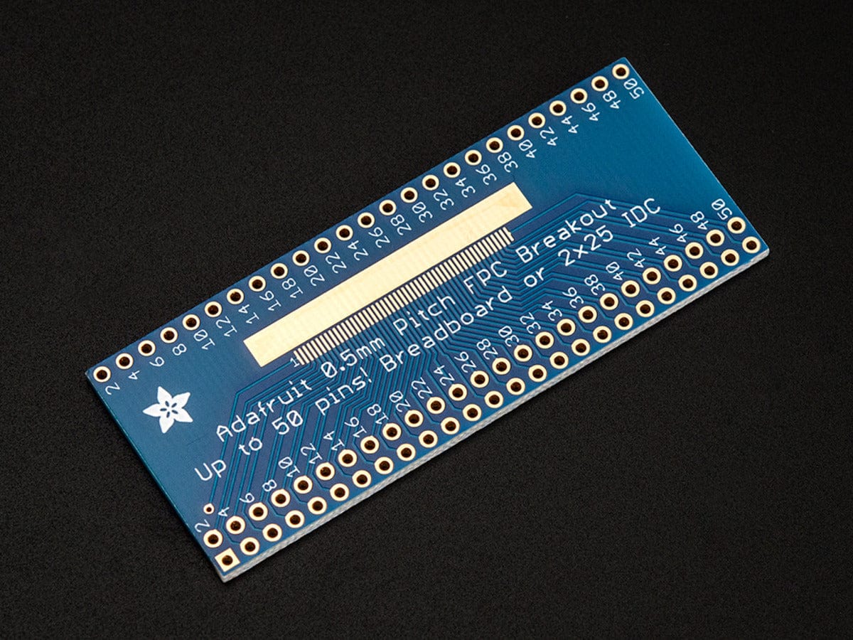 Adafruit 50 pin 0.5mm pitch FPC Adapter - The Pi Hut