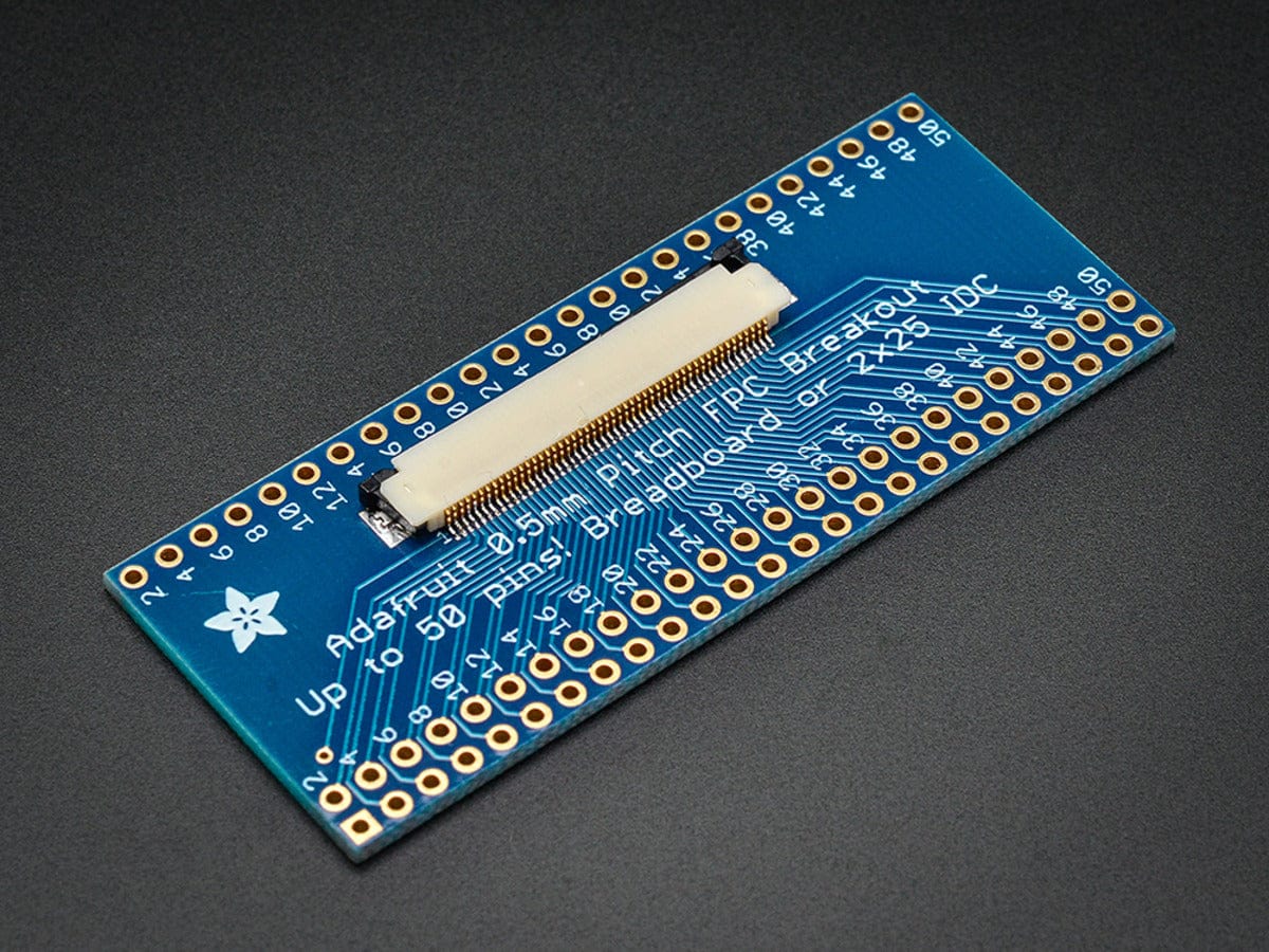 Adafruit 50 pin 0.5mm pitch FPC Adapter - The Pi Hut