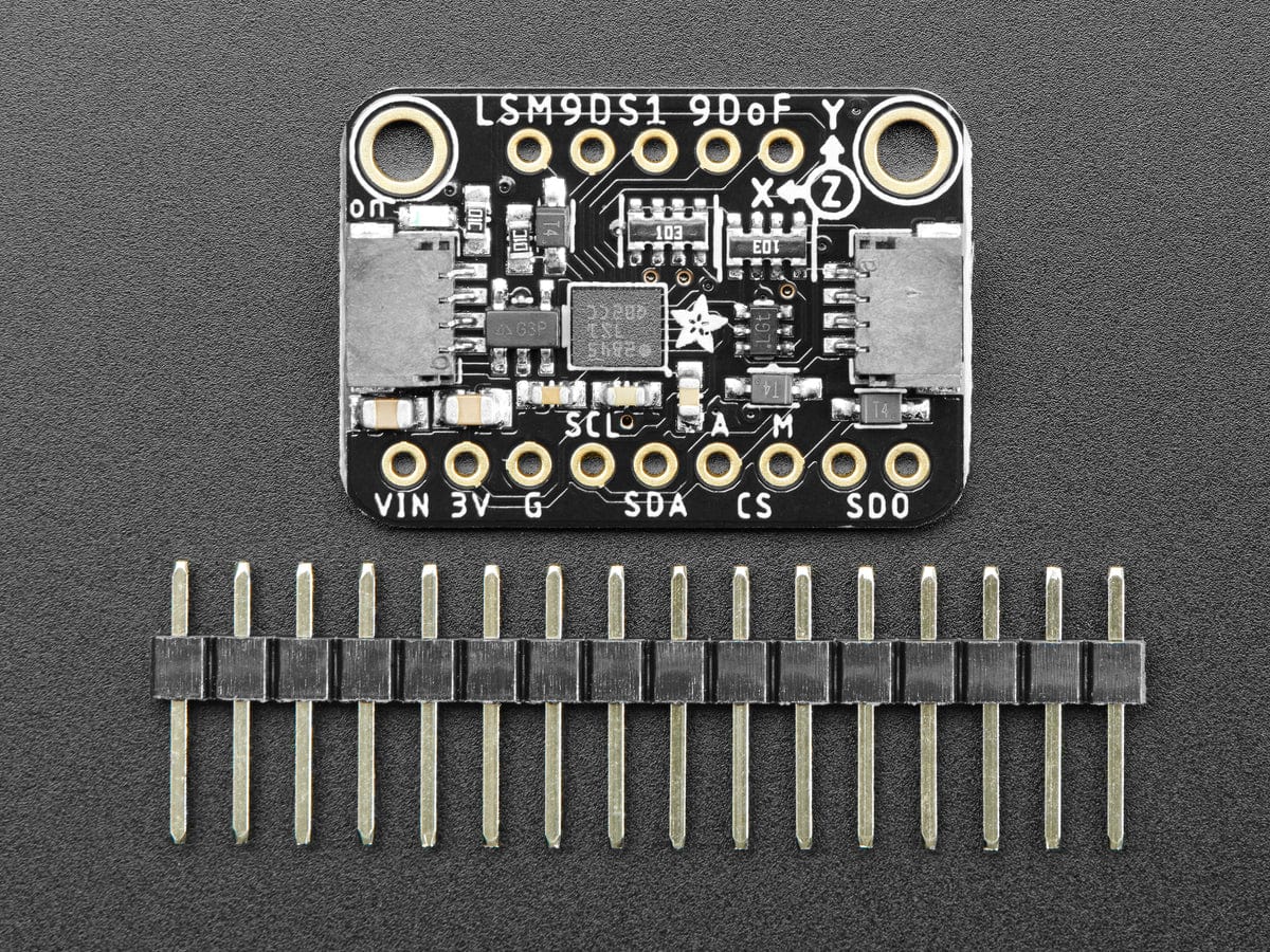 Adafruit 9-DOF LSM9DS1 Breakout Board - STEMMA QT / Qwiic - The Pi Hut