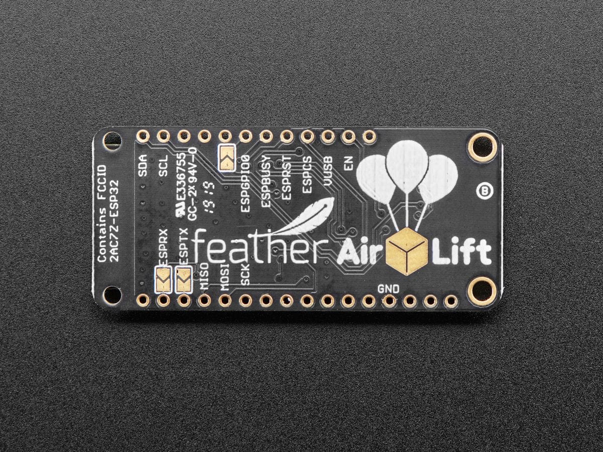 Adafruit AirLift FeatherWing – ESP32 WiFi Co-Processor - The Pi Hut