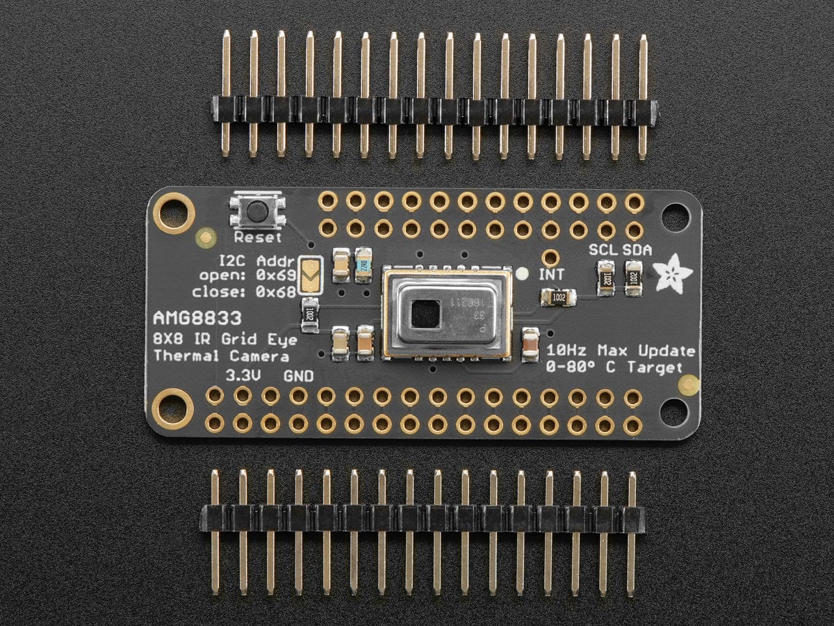 Adafruit AMG8833 IR Thermal Camera FeatherWing - The Pi Hut