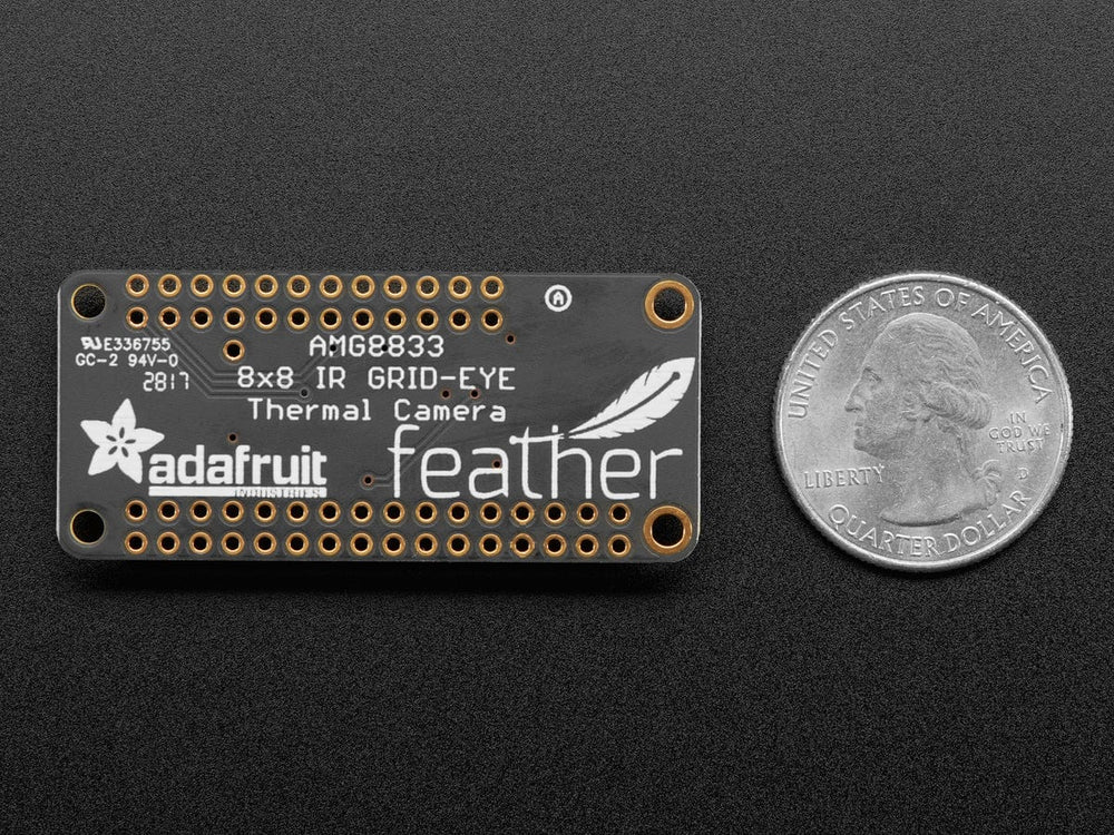 Adafruit AMG8833 IR Thermal Camera FeatherWing - The Pi Hut