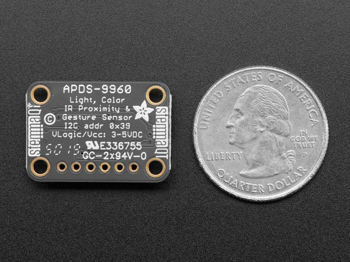 Adafruit APDS9960 Proximity, Light, RGB, and Gesture Sensor - The Pi Hut