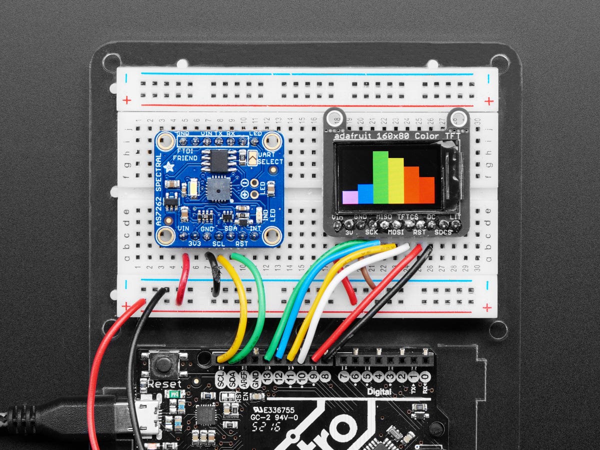Adafruit AS7262 6-Channel Visible Light / Color Sensor Breakout - The Pi Hut