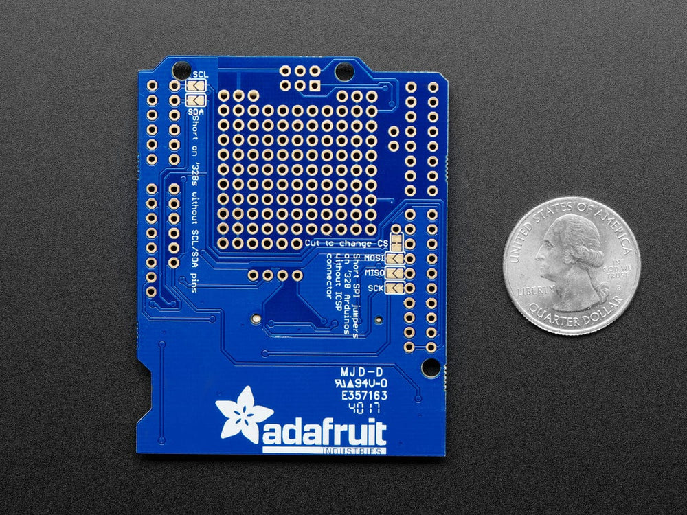 Adafruit Assembled Data Logging shield for Arduino - The Pi Hut