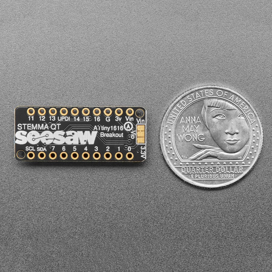 Adafruit ATtiny1616 Breakout with seesaw - STEMMA QT / Qwiic - The Pi Hut