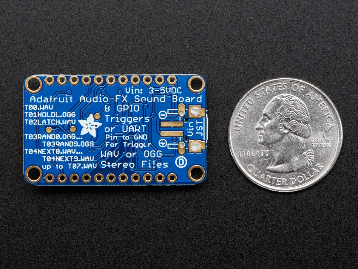 Adafruit Audio FX Mini Sound Board - WAV/OGG Trigger - 2MB Flash - The Pi Hut